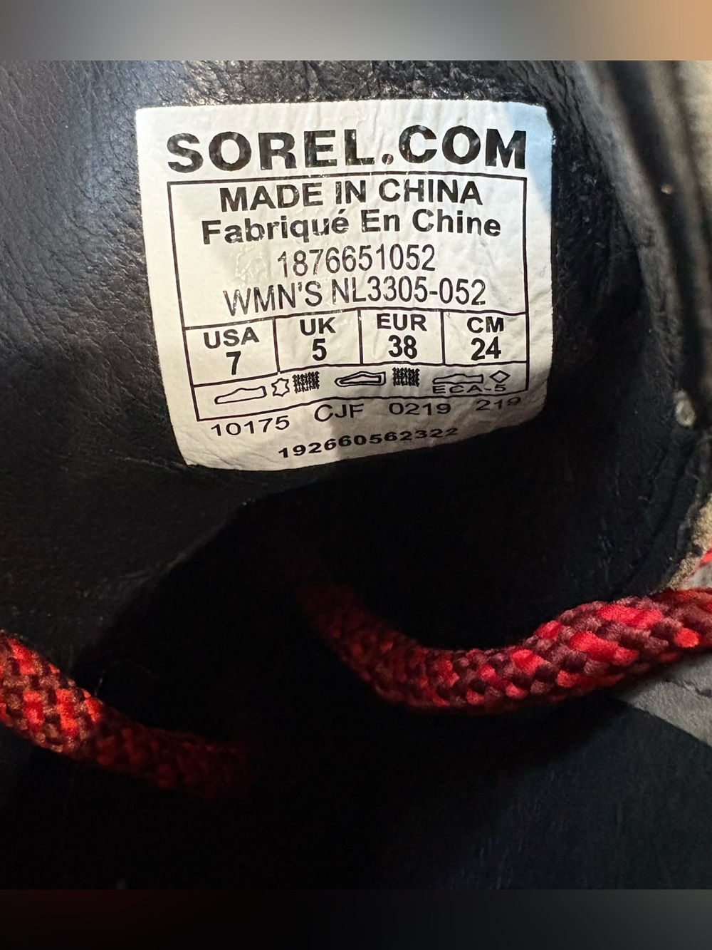 Sorel Blake Lace-Up Waterproof Boots Women US 7 Gray Felt Leather NWT - Picture 4 of 10